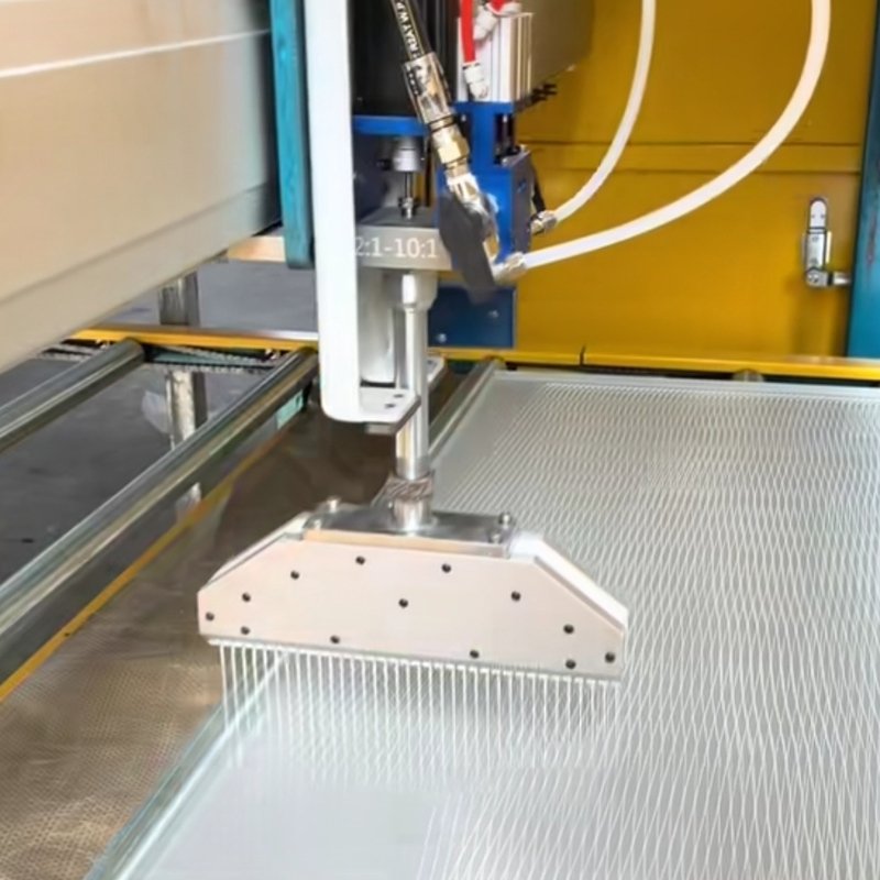 automatic glue curtain coater 